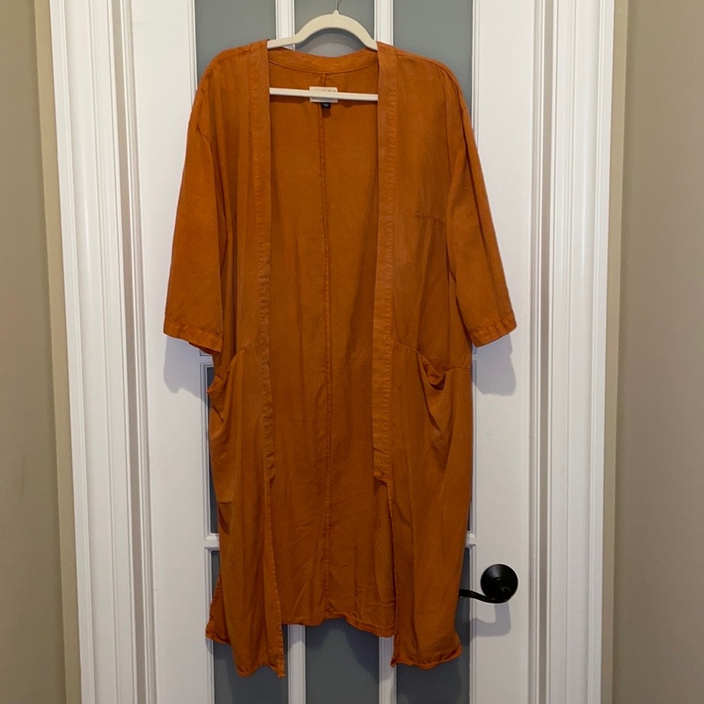 Universal Thread: Burnt Orange Kimono/Duster - One Size Fits Most